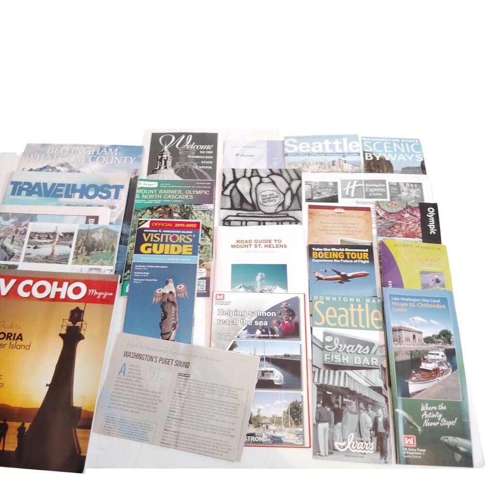 British Columbia & Pacific Northwest Travel Ephemera Lot - Vintage Souvenirs